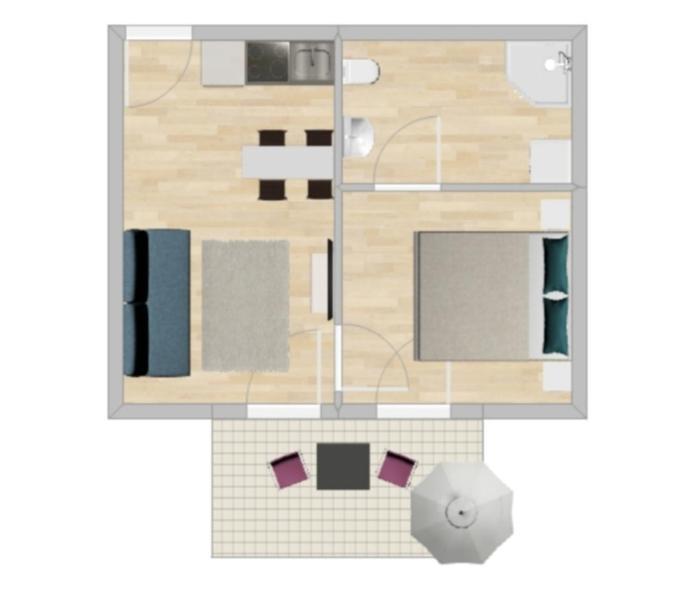 Modern Balcony Apartment With Pool Close To Lake In "Donaustadt" Wien Exteriör bild